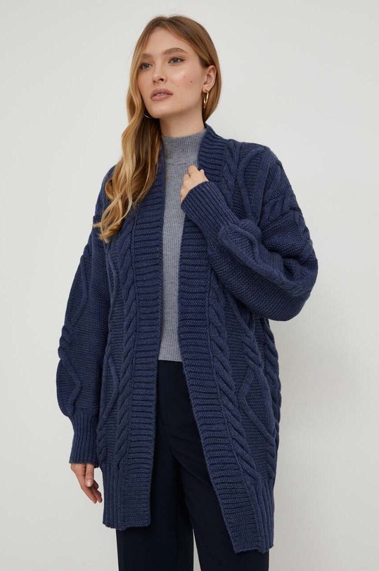 Svetr s vlnou Answear.LAB námořnická modř 1002.TWK