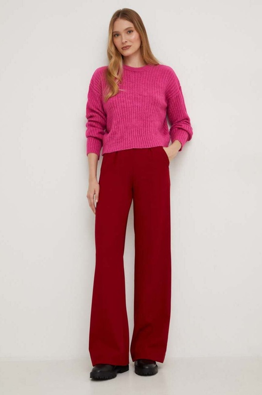 Answear Lab pulover din amestec de lana 33173.tjs roz WZ23