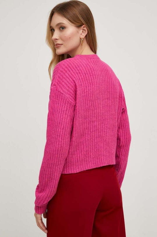Îmbrăcăminte Answear Lab pulover din amestec de lana 33173.tjs roz