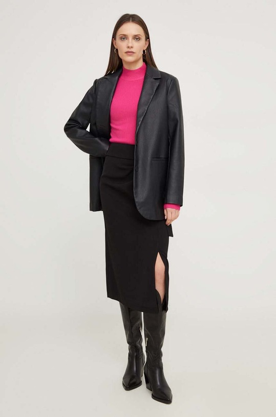 Answear.LAB pulóver X NO SHAME limitált kollekció m2285.IKK rózsaszín WZ23