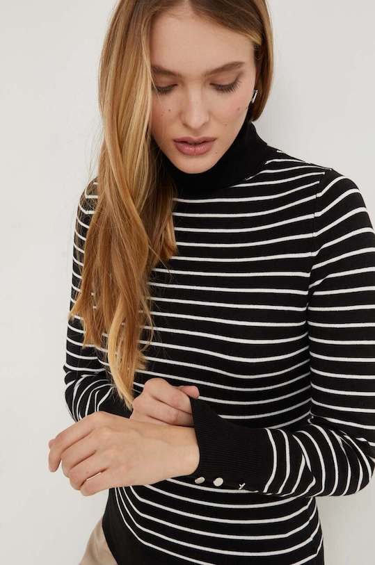 Kašmírový sveter Answear Lab cjf2377.FKK čierna WZ23