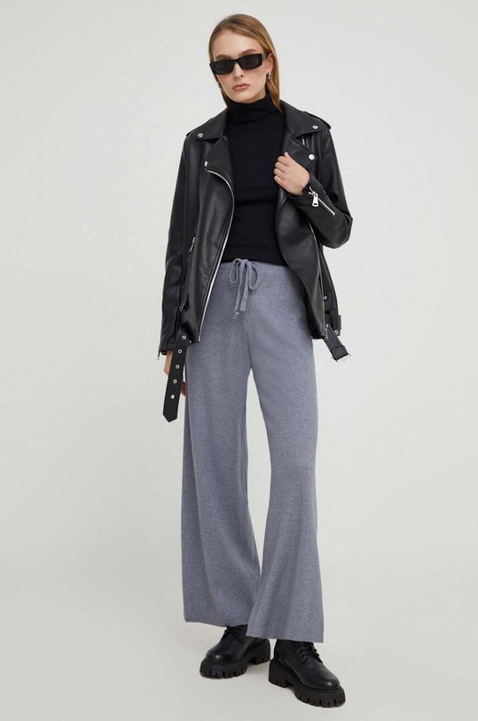 Answear Lab sweter z kaszmirem wf2408.FKK czarny WZ24