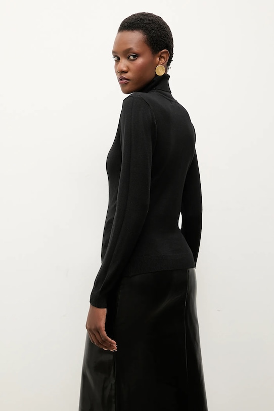 Odzież Answear Lab sweter z kaszmirem wf2408.FKK czarny