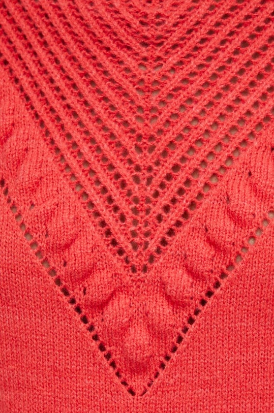 Answear Lab sweter z wełną a8279.FKK czerwony