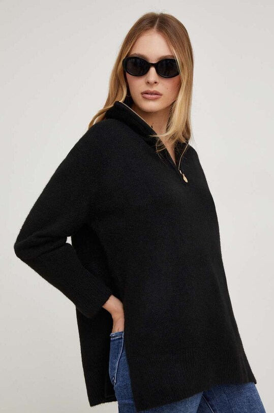 Answear Lab sweter półgolf czarny ar331.FH