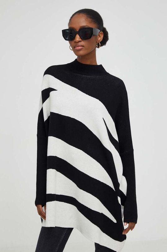 Answear Lab sweter pozostałe czarny 10056.fh