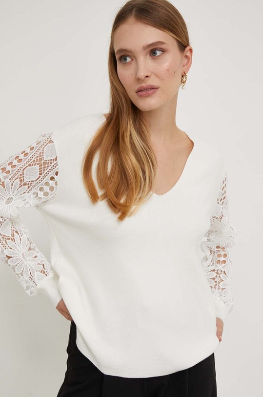 Answear Lab sweter biały Z8952.HH