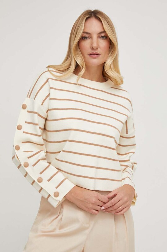 Answear Lab sweter pozostałe beżowy Z18207.HH
