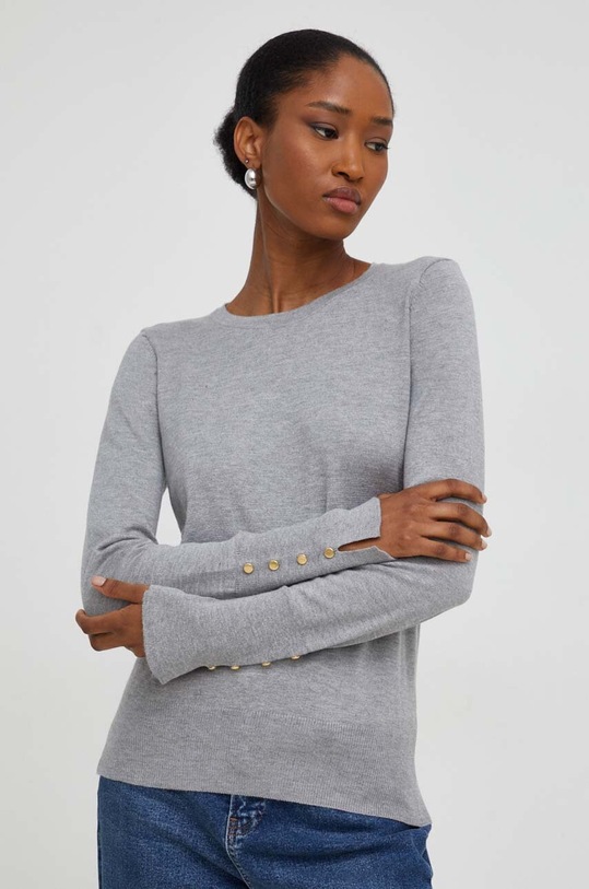 Answear Lab sweter pozostałe szary 15007.TWK