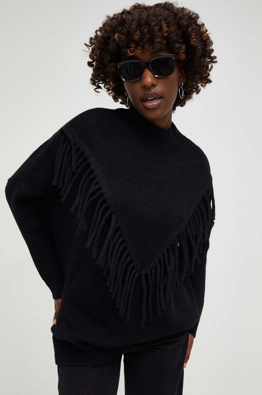 Answear Lab sweter pozostałe czarny sc300.FKK