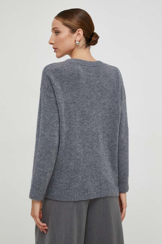 Odzież Answear Lab sweter z wełną 7376.fh szary
