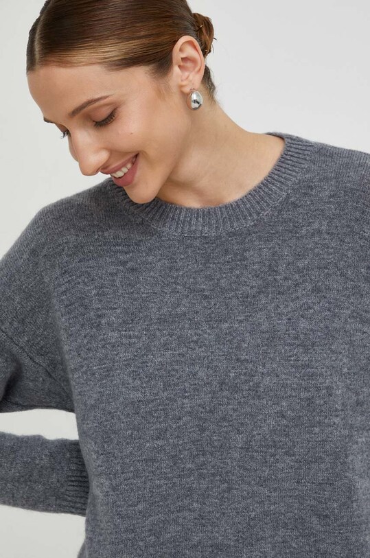 Answear Lab sweter z wełną 7376.fh szary