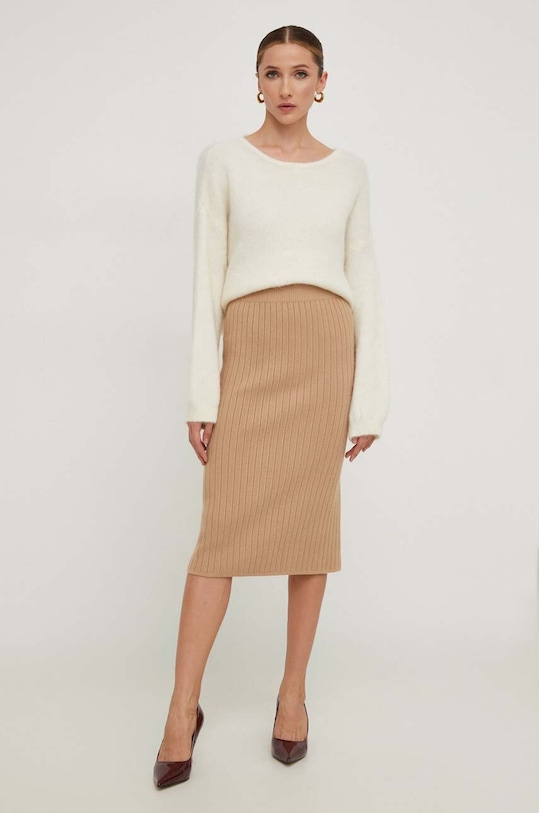 Шерстяной свитер Answear.LAB 8052..fh белый WZ23