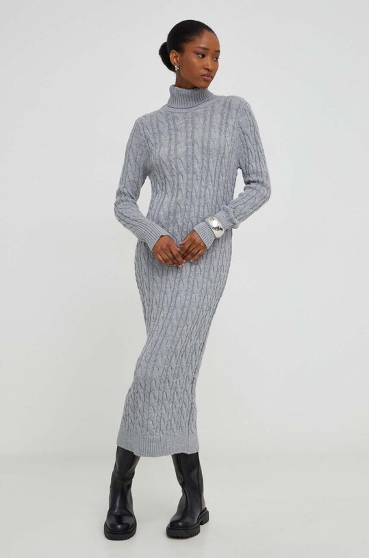 Answear Lab rochie 7727.TWK gri WZ23