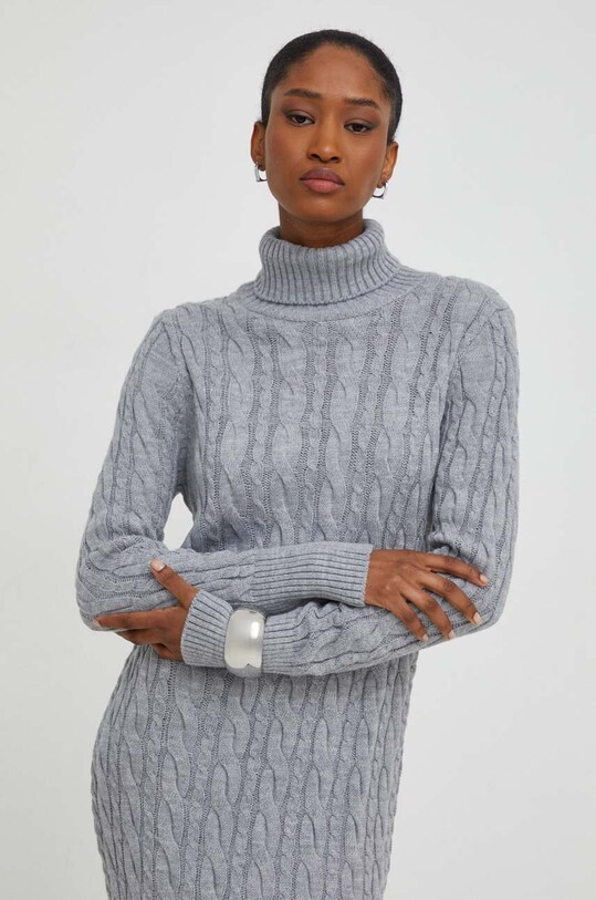 Answear Lab rochie gri 7727.TWK