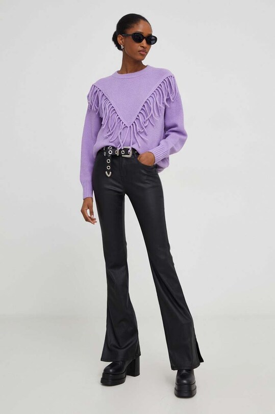Answear Lab sweter m596.fh fioletowy WZ23