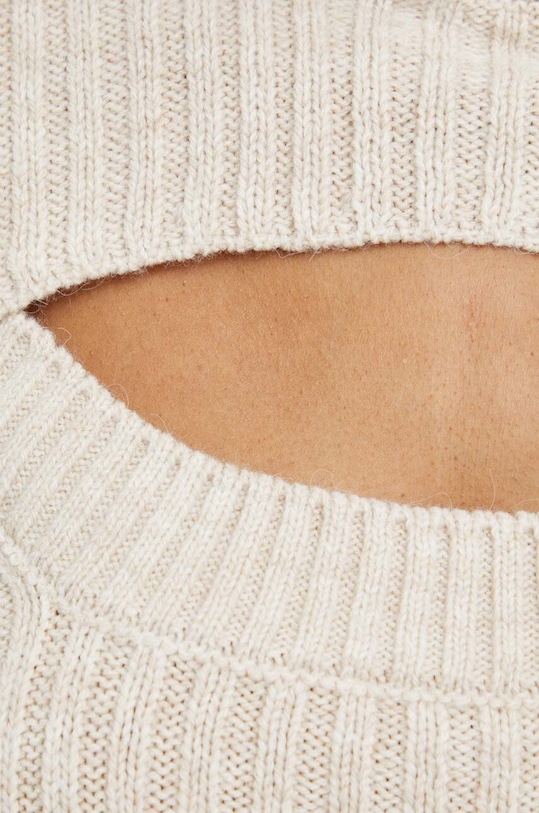 Answear Lab sweter z wełną 7390.TWK beżowy