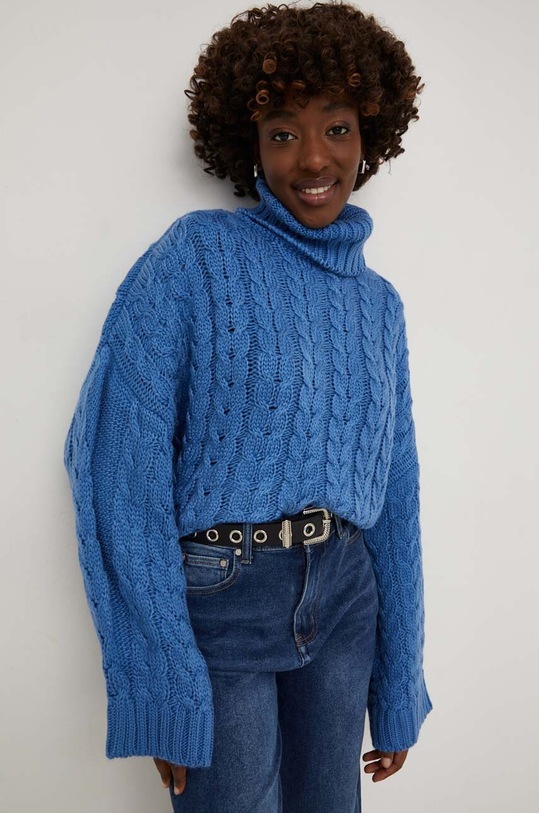 Pulover Answear.LAB plava 3598.TWK