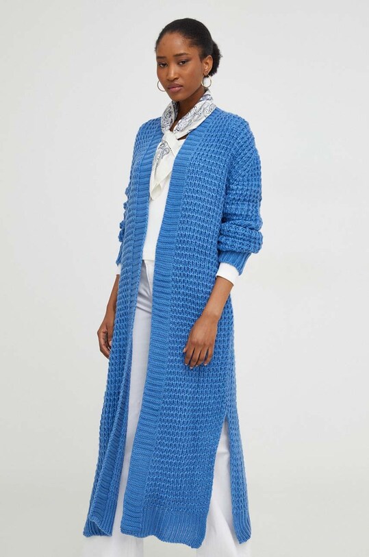 Answear Lab kardigan 3593.TWK niebieski WZ23