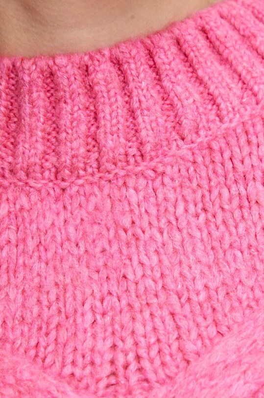 Answear Lab sweter z wełną swro.TWK różowy