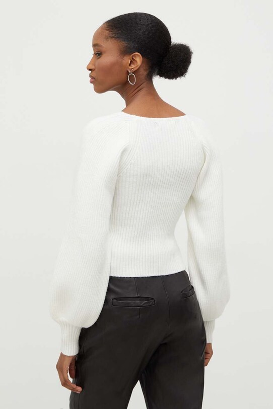 Answear Lab sweter z wełną biały 3783.FKK