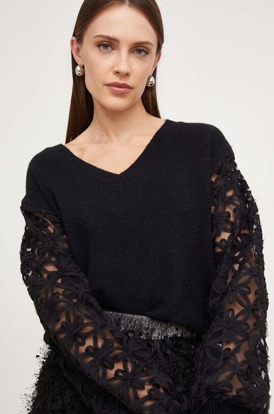 Answear Lab pulover negru YHC7778.HWK