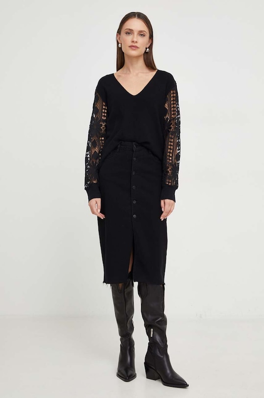 Answear Lab pulover Z8952.HWK negru WZ23