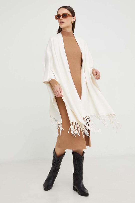 Answear Lab poncho 13275.HWK biały WZ23