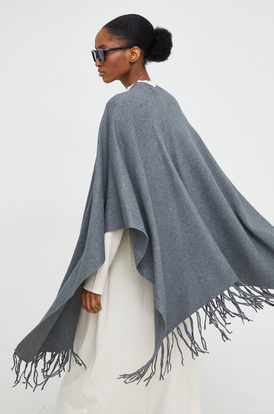 Odzież Answear Lab poncho 13275.HWK szary
