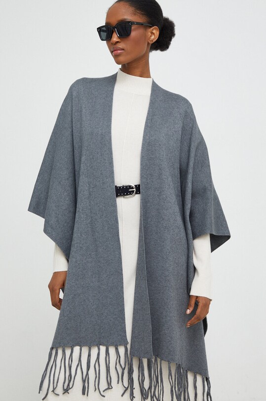 Answear Lab poncho szary 13275.HWK
