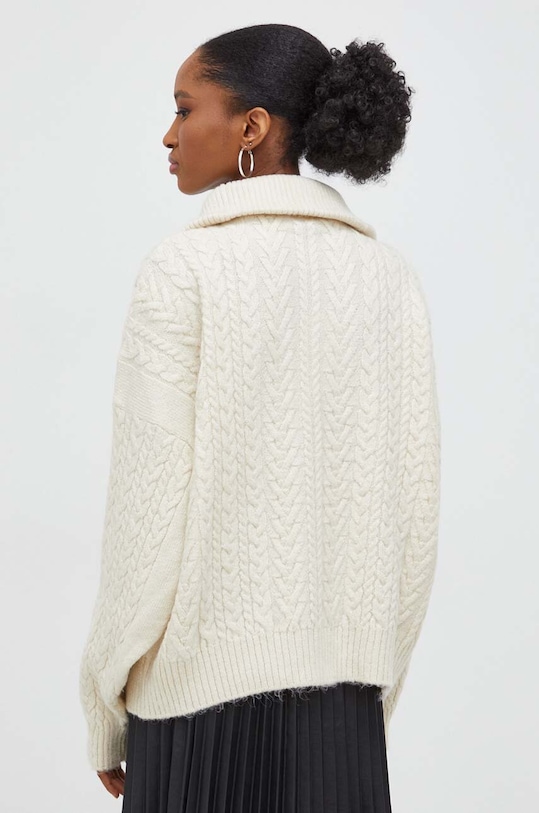 Answear Lab sweter beżowy 1222.th