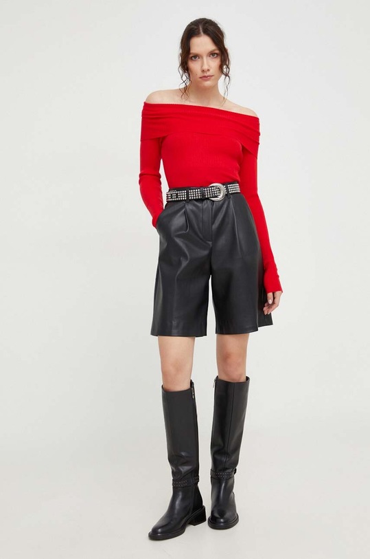 Answear Lab sweter w8229.iw czerwony WZ23