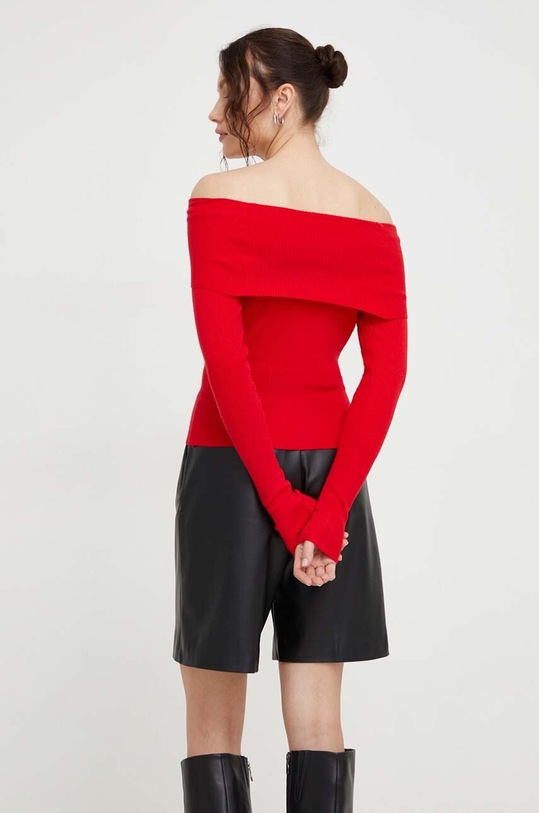 Odzież Answear Lab sweter w8229.iw czerwony