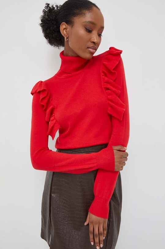 Answear Lab sweter czerwony www2231.IW