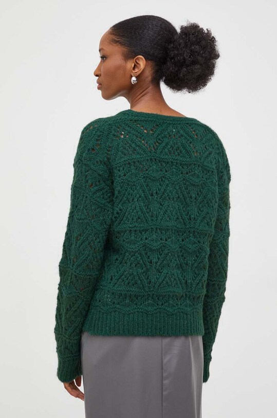 Odzież Answear.LAB sweter z wełną mj85232.fkk zielony