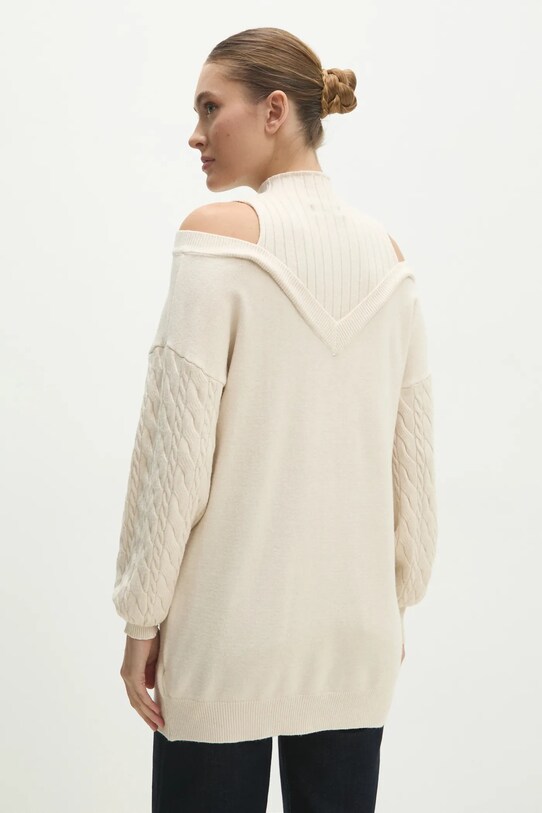 Îmbrăcăminte Answear Lab pulover MT55896.HWK bej