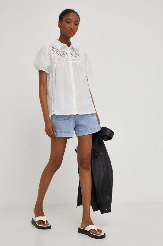 Answear Lab szorty jeansowe 2366.1WK niebieski WZ23