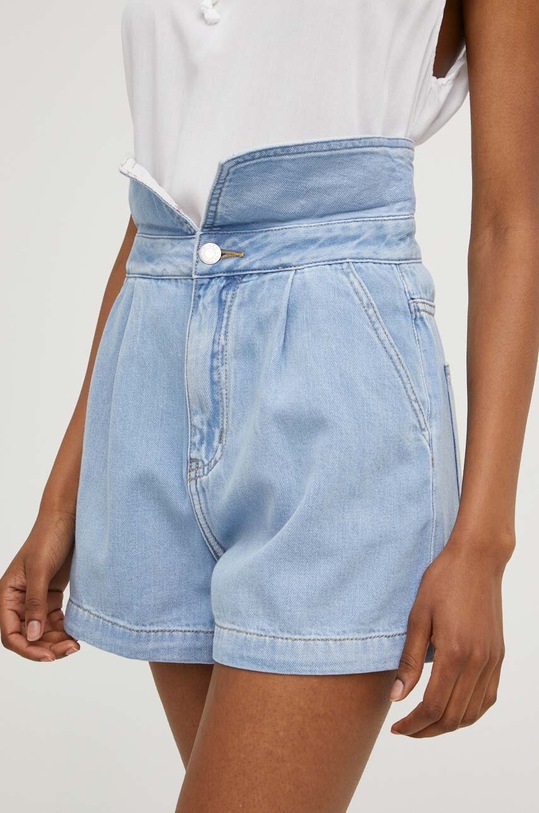 Answear Lab szorty niebieski 320347.WK