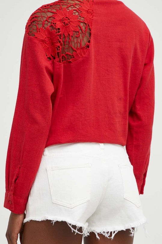 Oblečenie Bavlnené šortky Answear Lab PJ6061.WK biela