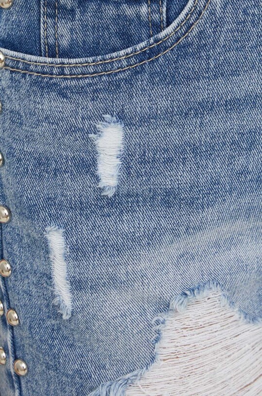 Answear Lab szorty jeansowe niebieski JK5021.KK