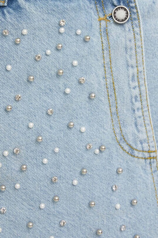 Answear Lab pantaloni scurti jeans albastru 230172733.w