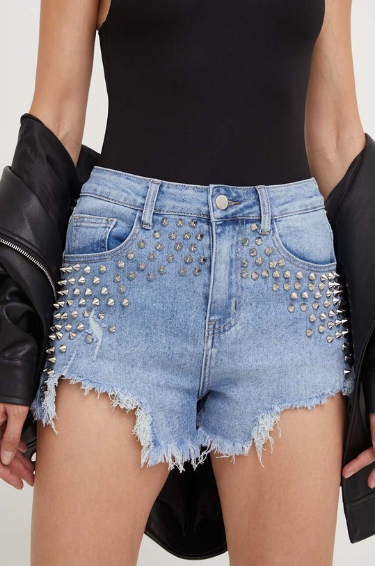 Džínové šortky Answear.LAB f31216.ijs modrá WZ23