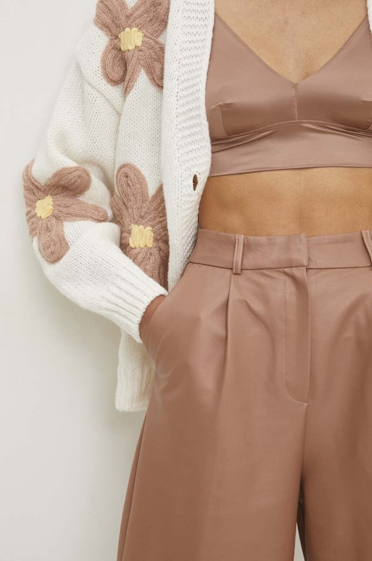 Къс панталон Answear.LAB кафяв szd030.tjs