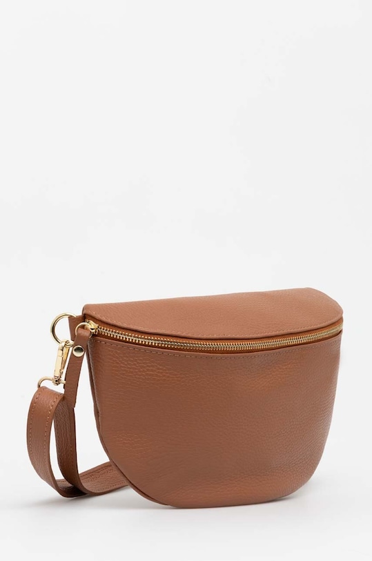 Kožená kabelka Answear.LAB m.0854.HKK hnědá WA00