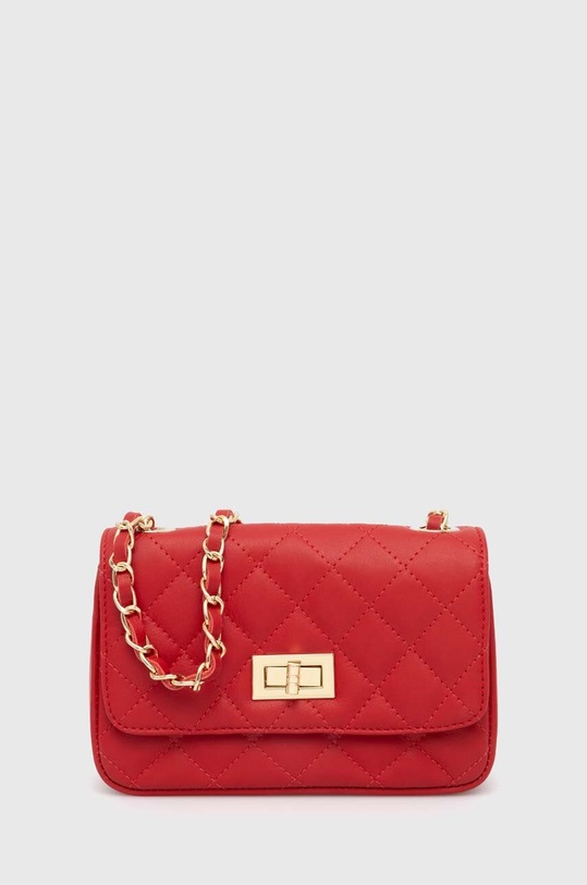 Answear.LAB borsa a mano in pelle pelle fiore rosso 6610731.HWK