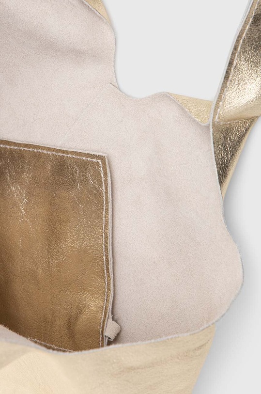 Answear Lab torebka skórzana 520015.HKK złoty