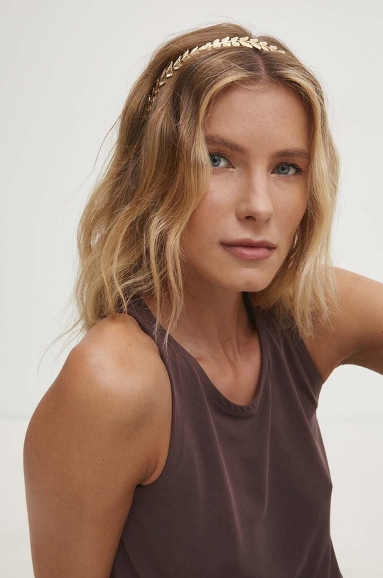 Answear Lab opaska do włosów złoty op1.HWK