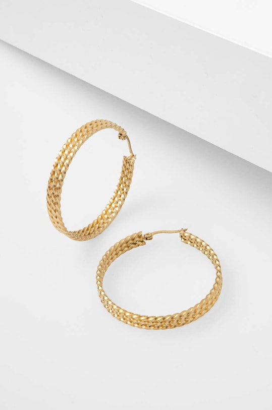 Σκουλαρίκια Answear.LAB 25.HWK χρυσαφί WZ24