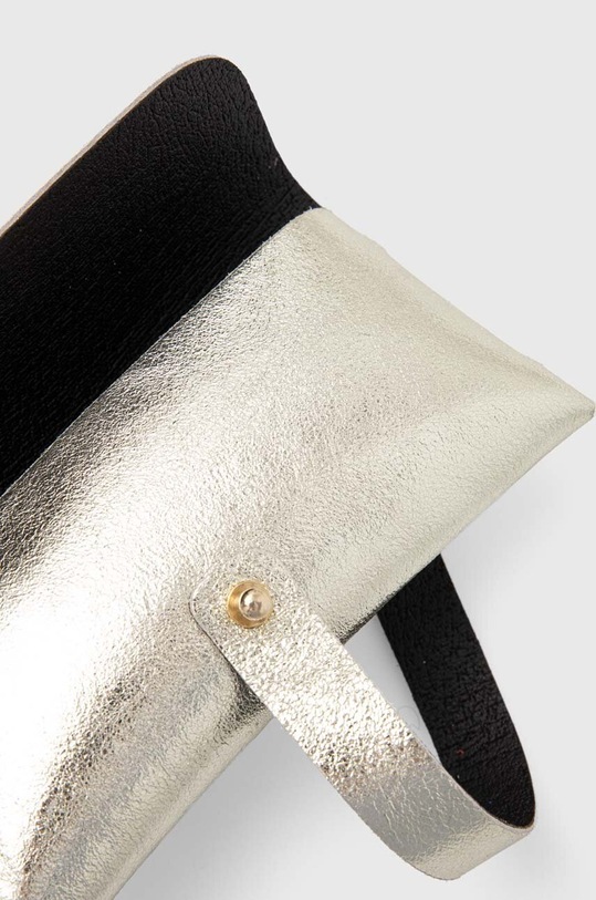 Kožené puzdro na okuliare Answear.LAB 393a..FKK strieborná WZ24