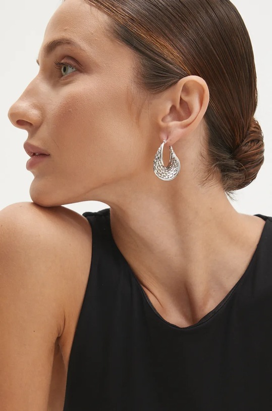 Náušnice Answear.LAB 802.CMS stříbrná